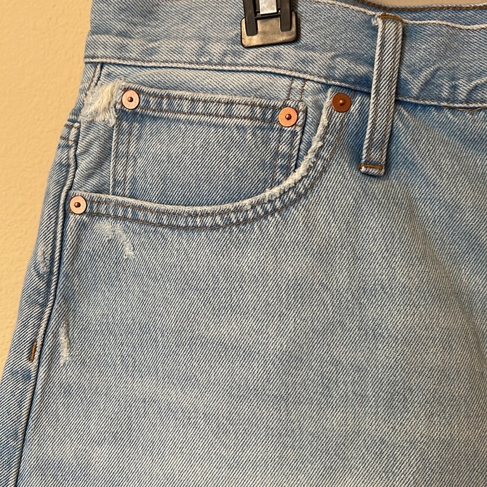 NWT Madewell Relaxed Denim Shorts in CEDARCROFT WASH - Picture 4 of 5